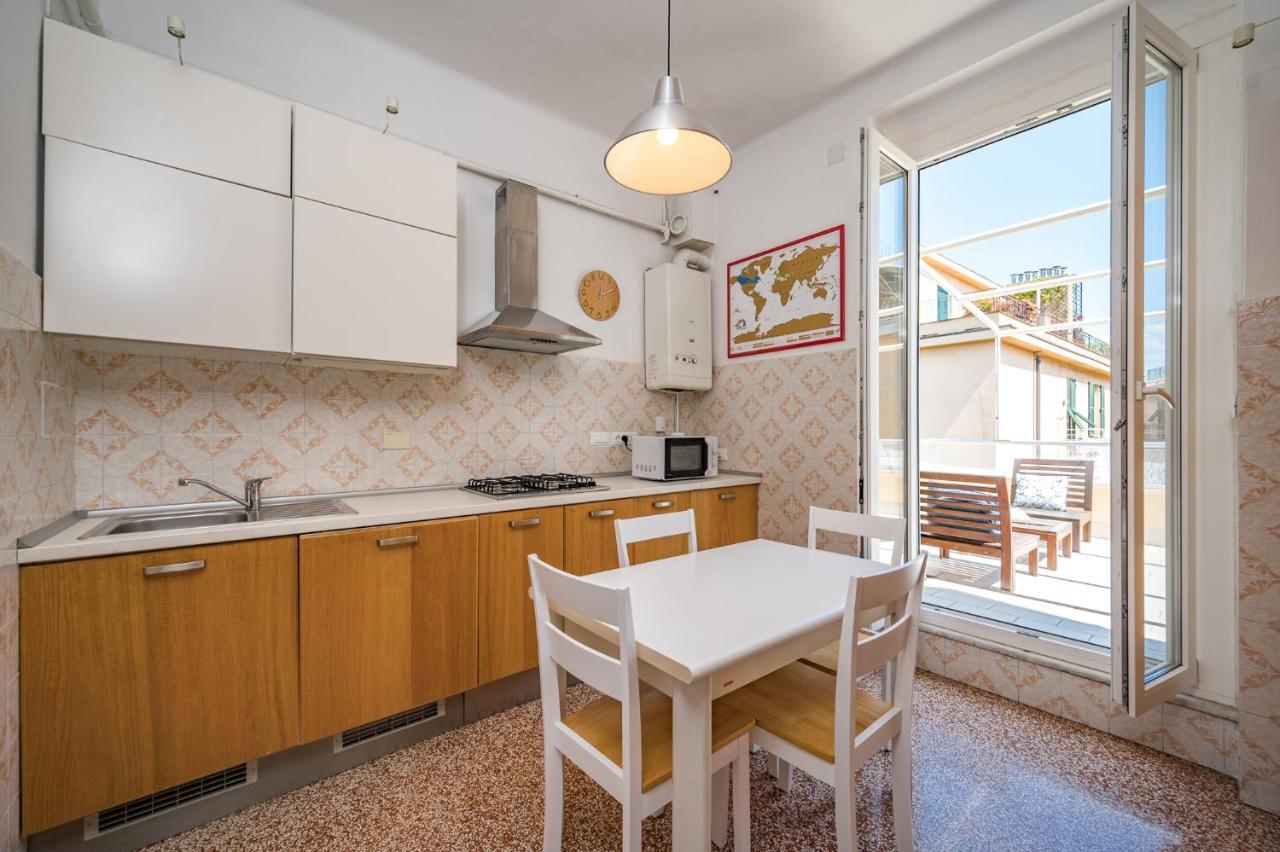 Joivy Penthouse Flat With Terrace Apartment Genoa Bagian luar foto