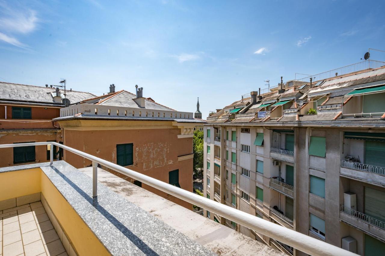 Joivy Penthouse Flat With Terrace Apartment Genoa Bagian luar foto